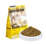 Wildbest duck and pear baked cat food bag with kibble bowl