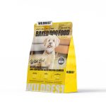 Wildbest duck and pear baked dog food packaging, 2.4kg bag