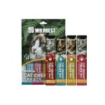 WILDBEST cat lickable treats four flavors packaging set